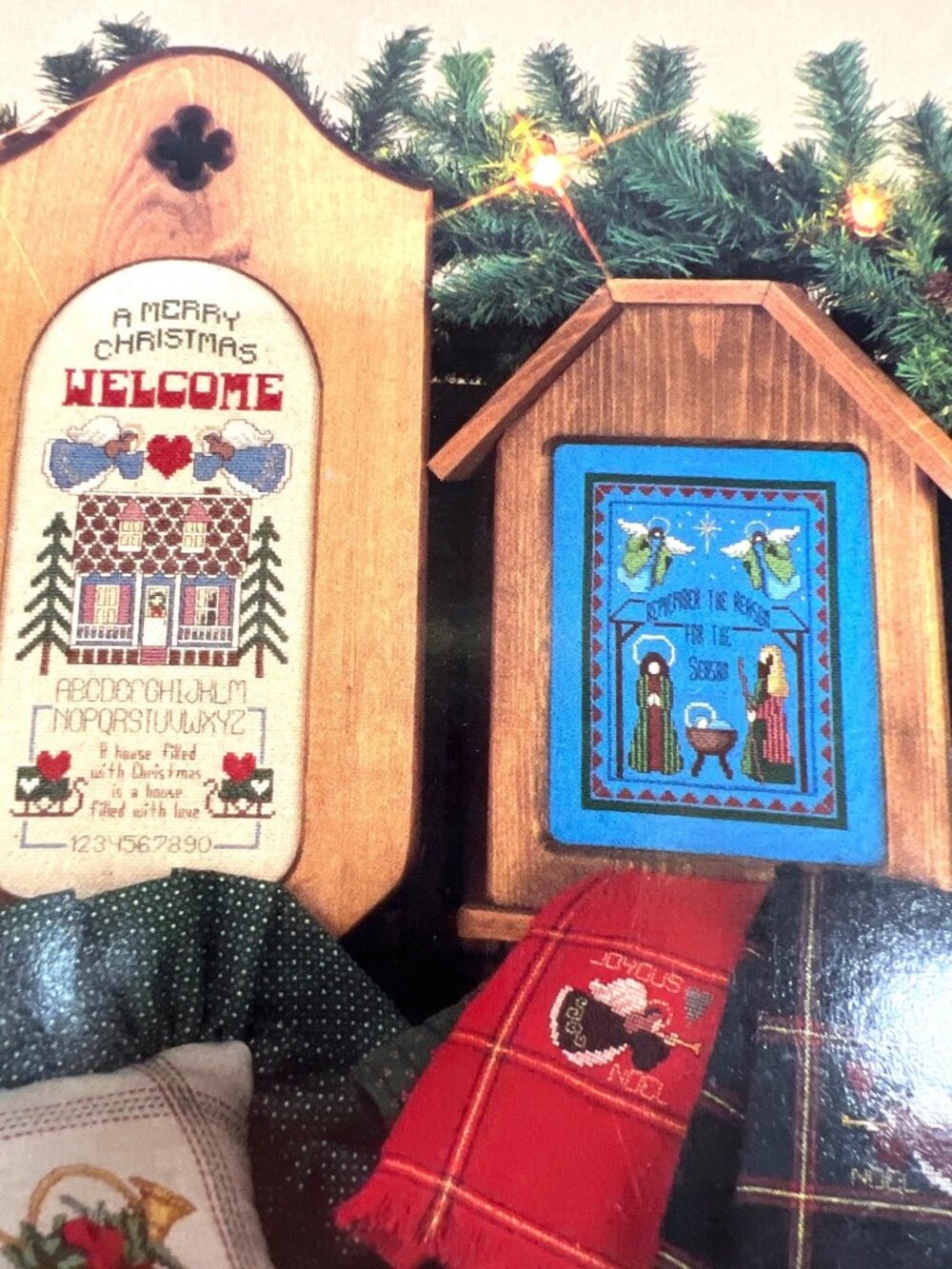 A Christmas Welcome By Debra Designs Counted Cross Stitch Pattern Booklet